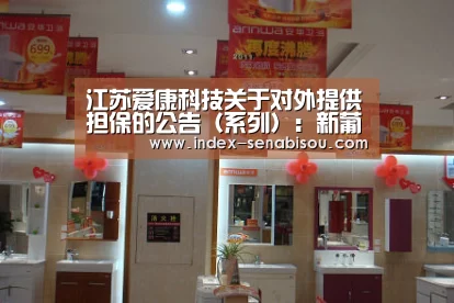 江苏爱康科技关于对外提供担保的公告(系列):新葡京(图4) 新葡京